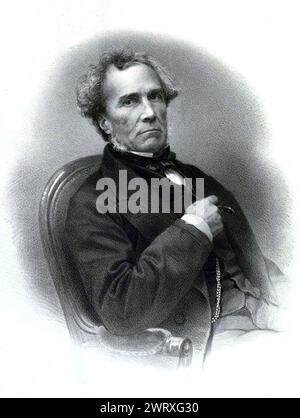 Gustave de Beaumont, comte Gustave Auguste Bonnin de la Bonninière de Beaumont (1802 – 1866) magistrat français Banque D'Images