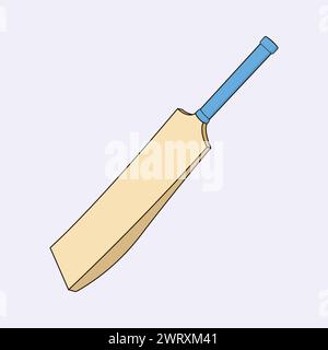 Cricket Bat Vector illustration Icon Cricket Sports Bat Icon Batsman Vector Illustration de Vecteur