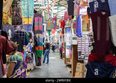 Oaxaca, Mexique - le marché Benito Juarez. Ouvert en 1894, c'est l'un des plus grands et des plus anciens marchés d'Oaxaca. Ses nombreuses douzaines de stands vendent de la nourriture de e. Banque D'Images