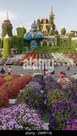 Miracle Garden Dubaï, Émirats arabes Unis Banque D'Images