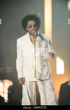 Miami Gardens, États-Unis. 10 mars 2024. MIAMI GARDENS, FLORIDE - 10 MARS : le chanteur Maxwell se produit lors du 17e festival annuel Jazz in the Gardens au Hard Rock Stadium le 10 mars 2024 à Miami Gardens, Floride. (Photo de JL/Sipa USA) crédit : Sipa USA/Alamy Live News Banque D'Images