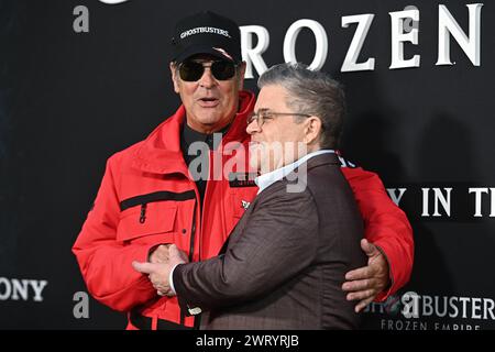 Dan Aykroyd et Patton Oswalt Banque D'Images