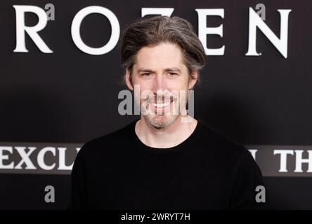 New York, États-Unis. 14 mars 2024. Jason Reitman arrive sur le tapis rouge à la première de 'Ghostbusters : Frozen Empire' au AMC Lincoln Square Theater le jeudi 14 mars 2024 à New York. Photo de John Angelillo/UPI crédit : UPI/Alamy Live News Banque D'Images