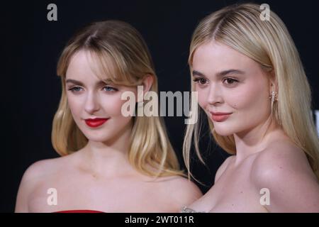 New York, États-Unis. 14 mars 2024. Emily Alyn Lind et McKenna Grace assistent à la première de Ghostbusters : Frozen Empire à New York, NY, États-Unis, le 14 mars 2024. Photo de Charles Guerin/ABACAPRESS.COM crédit : Abaca Press/Alamy Live News Banque D'Images