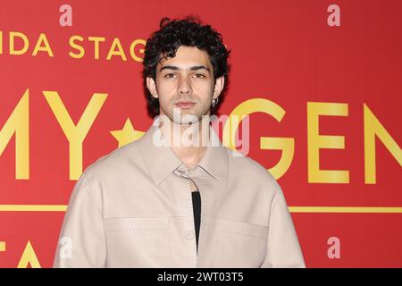 Massimiliano Caiazzo pendant le Photocall de la série tv CALL MY AGENT 2, 14 mars 2024 au Cinema the Space, Rome, Italie Banque D'Images