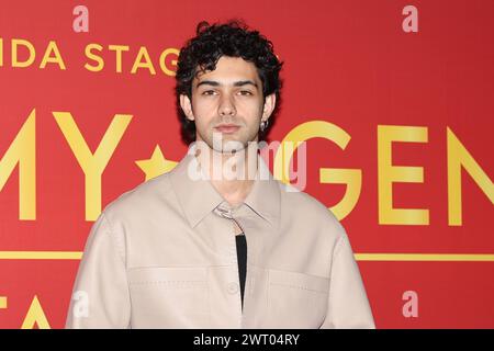 News - Photocall appeler mon agent 2 Massimiliano Caiazzo pendant la Photocall de la série tv APPELER MON AGENT 2, 14 mars 2024 au Cinéma The Space, Rome, Italie Copyright : xcxEmanuelaxVertolli/SportReporterx/xLiveMediax LPN 1277652 Banque D'Images