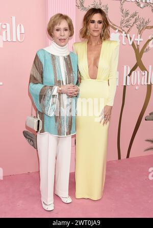 Beverly Hills, États-Unis. 14 mars 2024. Carol Burnett et Kristen Wiig arrivant à la première mondiale Palm Royale d'Apple au Samuel Goldwyn Theatre de Beverly Hills, CA, le 14 mars 2024. © Janet Gough/AFF-USA.COM crédit : AFF/Alamy Live News Banque D'Images