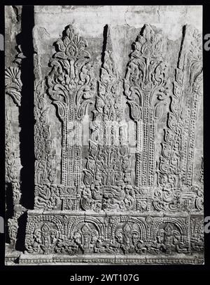 Myanmar (Birmanie) Temple Pagan Nanpaya image non publiée 3. Swaan, Wim. 1966 ou plus tôt matériaux de production photographique pour les villes perdues d'Asie : Ceylan, Pagan, Angkor des photographies d'architecture ont été sélectionnées et numérisées à partir de ces matériaux. Les portraits, les images ethnographiques et les images d'objets de musée ont été exclus. Les images numériques sont classées géographiquement, d'abord par pays, puis par ville, puis par site complexe ou monument, avec tous les noms dans l'ordre alphabétique. Les noms de lieux sont dérivés du Getty Thesaurus of Geographic Names (TGN)®, des rubriques de la Bibliothèque du Congrès et de Scholarly Banque D'Images