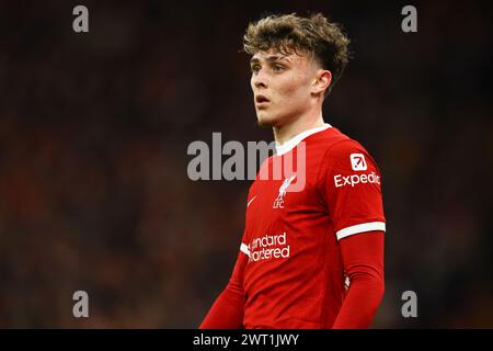 Liverpool, Royaume-Uni. 14 mars 2024. Bobby Clark de Liverpool lors du match de l'UEFA Europa League Round of 16 à Anfield, Liverpool. Le crédit photo devrait se lire : Gary Oakley/Sportimage crédit : Sportimage Ltd/Alamy Live News Banque D'Images