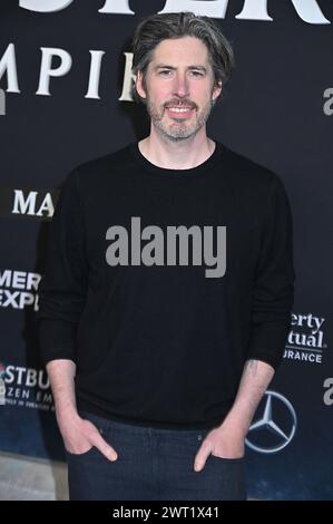 Jason Reitman arrive à la première New York de 'Ghostbusters : Frozen Empire' au Loews AMC Lincoln Square à New York Ctiy le 14 mars 2024 Robin Platzer/ Twin images/ Credit : Sipa USA/Alamy Live News Banque D'Images