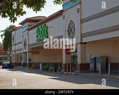 Miami, Floride, États-Unis - 21 novembre 2023 : supermarchés Publix épicerie à West Kendall. Banque D'Images