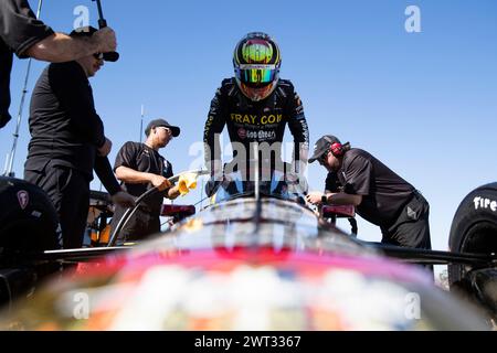 Sebring, Floride, États-Unis. 26 février 2024. STING RAY ROBB (41) de Payette, Idaho, participe au Sebring Open test au Sebring International Raceway à Sebring, en Floride. (Crédit image : © Colin Mayr Grindstone Media Grou/ASP) USAGE ÉDITORIAL SEULEMENT! Non destiné à UN USAGE commercial ! Banque D'Images