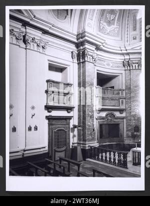 Ombrie Terni Calvi dell'Ombria S. Antonio3. Hutzel, Max 1960-1990 vues extérieures et intérieures de l'église ; peintures et sculptures intérieures de la haute Renaissance et baroque ; un rare groupe sculptural sculpté en bois de 30 figures datant du milieu du XVIe siècle. Notes de l'objet : Hutzel a tourné cette campagne en 1984. Photographe et érudit d'origine allemande Max Hutzel (1911-1988) photographié en Italie du début des années 1960 jusqu'à sa mort. Le résultat de ce projet, désigné par Hutzel comme Foto Arte Minore, est une documentation approfondie du développement historique de l'art en Italie jusqu'au XVIIIe siècle, y compris obje Banque D'Images