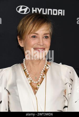 Beverly Hills, Californie, États-Unis. 14 mars 2024. Sharon Stone assiste à la 35e édition annuelle des GLAAD Media Awards au Beverly Hilton Hotel le 14 mars 2024 à Beverly Hills, en Californie. Crédit : Jeffrey Mayer/Media Punch/Alamy Live News Banque D'Images