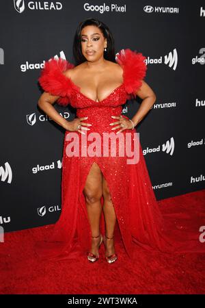 Beverly Hills, Californie, États-Unis. 14 mars 2024. Niecy Nash assiste à la 35e édition annuelle des GLAAD Media Awards au Beverly Hilton Hotel le 14 mars 2024 à Beverly Hills, en Californie. Crédit : Jeffrey Mayer/Media Punch/Alamy Live News Banque D'Images