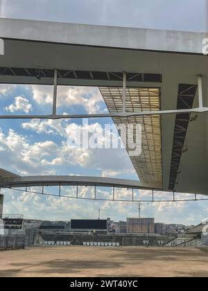 Stade de football de Corinthians. São Paulo Brésil 13 mars 2024. Banque D'Images