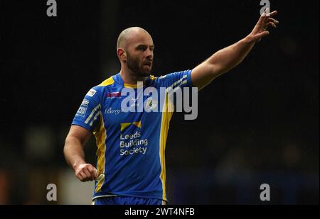 Matt Frawley de Leeds Rhinos lors du match de la Betfred Challenge Cup au Headingley Rugby Stadium, Leeds. Date de la photo : vendredi 15 mars 2024. Banque D'Images