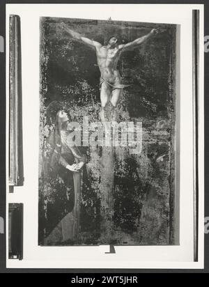Ombrie Pérouse Bevagna Pinacothèque F. Torti0. Hutzel, Max 1960-1990 Max Hutzel (1911-1988), photographe et chercheur d'origine allemande, a photographié en Italie du début des années 1960 jusqu'à sa mort. Le résultat de ce projet, appelé Foto Arte Minore par Hutzel, est une documentation approfondie du développement historique de l'art en Italie jusqu'au XVIIIe siècle, y compris des objets des Étrusques et des Romains, ainsi que des monuments médiévaux, romans, gothiques, Renaissance et baroques. Les images sont organisées par région géographique en Italie, puis par province, ville, complexe de sites et monument. Banque D'Images