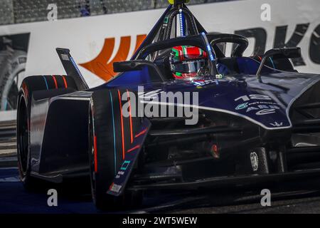 18 DARUVALA Jehan (ind), Maserati MSG Racing, Maserati Tipo Folgore, action lors de l'ePrix de Sao Paulo 2024, 3ème rencontre du Championnat du monde ABB FIA Formula E 2023-24, sur le circuit de Sao Paulo Street du 24 au 26 mars 2024 à Sao Paulo, Brésil crédit : Agence photo indépendante/Alamy Live News Banque D'Images