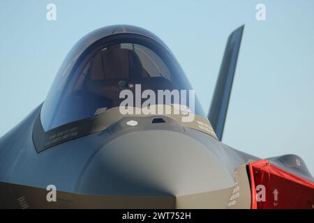 F-35 écran statique, spectacle aérien de Tanagra, Athènes Grèce. 3 septembre 2023 Banque D'Images
