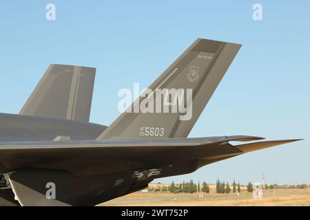 F-35 écran statique, spectacle aérien de Tanagra, Athènes Grèce. 3 septembre 2023 Banque D'Images