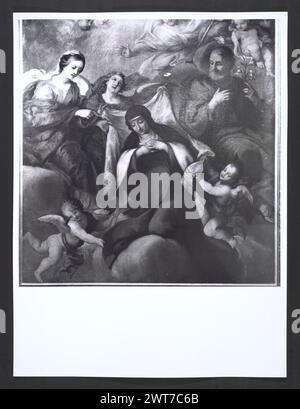 Lazio Roma Rome S. Maria della Scala0. Hutzel, Max 1960-1990 Post-médiéval : architecture, sculpture architecturale, sculpture, peinture, arts décoratifs (meubles, objets d'art), manuscrits. La pharmacie d'art de la cure à base de plantes datant du 16ème siècle existe encore aujourd'hui ; de nombreuses publications avec des illustrations taillées sur bois sur les plantes curatives et autres artefacts. Photographe et érudit d'origine allemande Max Hutzel (1911-1988) photographié en Italie du début des années 1960 jusqu'à sa mort. Le résultat de ce projet, désigné par Hutzel comme Foto Arte Minore, est une documentation approfondie du développement historique de l'art. Banque D'Images