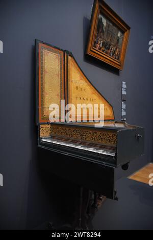 Amsterdam, pays-Bas. 29 janvier 2024. Un vieux pianola dans le Rijksmuseum à Amsterdam. Photo de haute qualité Banque D'Images