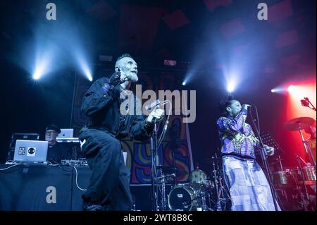 Glasgow, Royaume-Uni. 15 mars 2024. Stéréo MCS jouant à Barrowland Ballroom à Glasgow le 15 mars 2024 crédit : Glasgow Green at Winter Time/Alamy Live News Banque D'Images