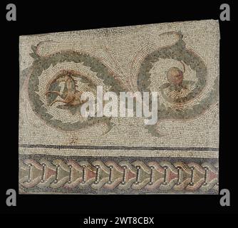 Panneau de plancher en mosaïque. Inconnu IVe siècle A.D. Banque D'Images