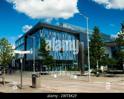 Le bureau civique du conseil municipal de Doncaster Metropolitan Borough Council, Waterdale, Doncaster, South Yorkshire. Tourné le 27 juillet 2016, par Chris Watson Banque D'Images