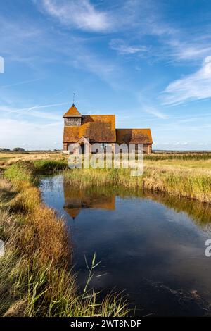 Fairfield Church dans le Kent un jour ensoleillé de septembre Banque D'Images