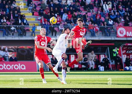 Monza, Italie. 16 mars 2024. Matteo Pessina (AC Monza) lors du championnat italien Serie A match de football entre AC Monza contre Cagliari Calcio le 16 mars 2024 au stade U-Power, Italie - photo Morgese-Rossini/DPPI crédit : DPPI Media/Alamy Live News Banque D'Images