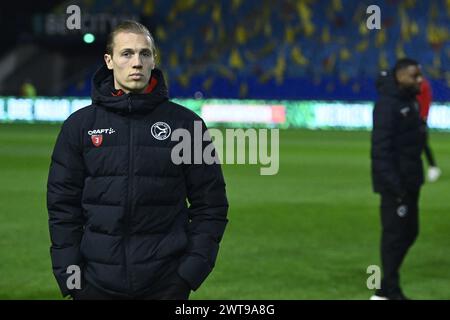 Arnhem, Nederland. 16 mars 2024. ARNHEM, 16-03-2024, GelreDome, football, Néerlandais Eredivisie, saison 2023/2024, vitesse - Almere City, Almere City joueur Joey Jacobs crédit : Pro Shots/Alamy Live News Banque D'Images
