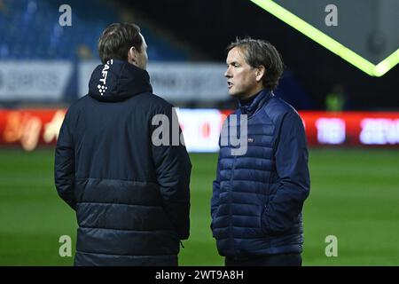 Arnhem, Nederland. 16 mars 2024. ARNHEM, 16-03-2024, GelreDome, football, Néerlandais Eredivisie, saison 2023/2024, vitesse - Almere City, Almere City joueur Joey Jacobs crédit : Pro Shots/Alamy Live News Banque D'Images