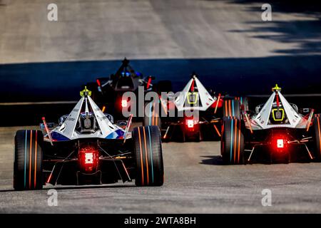 17 NATO Norman (fra), Andretti Global, Porsche 99X Electric, en action lors de l'ePrix Sao Paulo 2024, 3ème réunion du Championnat du monde ABB FIA Formula E 2023-24, sur le circuit urbain de Sao Paulo du 24 au 26 mars 2024 à Sao Paulo, Brésil Banque D'Images