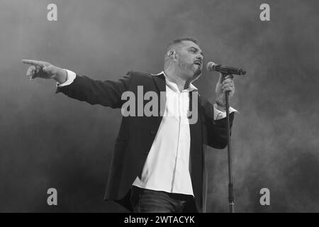 Madrid, Espagne. 16 mars 2024. Le groupe Los Chichos se produisant lors de leur concert au Wizcenter à Madrid 16 mars 2024 Espagne (photo par Oscar Gonzalez/Sipa USA) crédit : Sipa USA/Alamy Live News Banque D'Images