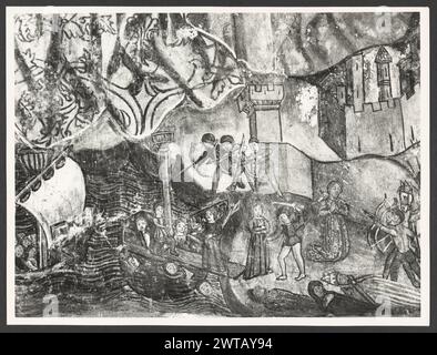 Lazio Viterbo Vetralla S. Francesco2. Hutzel, Max 1960-1990 lieu spécifique : Archeo Notes générales : médiéval (62 photos de S. Francesco) Hutzel nos 44-97, 109-116, un de Archeo Hutzel no. 127 Max Hutzel (1911-1988), photographe et chercheur d'origine allemande, photographie en Italie du début des années 1960 jusqu'à sa mort. Le résultat de ce projet, désigné par Hutzel comme Foto Arte Minore, est une documentation approfondie du développement historique de l'art en Italie jusqu'au XVIIIe siècle, y compris des objets des Étrusques et des Romains, ainsi que du début médiéval, roman, gothique, Renaissance et baroque Banque D'Images