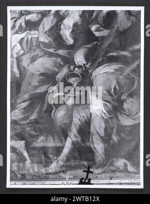 Lazio Roma Rome S. Maria della Scala1. Hutzel, Max 1960-1990 Post-médiéval : architecture, sculpture architecturale, sculpture, peinture, arts décoratifs (meubles, objets d'art), manuscrits. La pharmacie d'art de la cure à base de plantes datant du 16ème siècle existe encore aujourd'hui ; de nombreuses publications avec des illustrations taillées sur bois sur les plantes curatives et autres artefacts. Photographe et érudit d'origine allemande Max Hutzel (1911-1988) photographié en Italie du début des années 1960 jusqu'à sa mort. Le résultat de ce projet, désigné par Hutzel comme Foto Arte Minore, est une documentation approfondie du développement historique de l'art. Banque D'Images