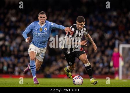 Manchester, Royaume-Uni. 17 mars 2024. xxxxxxxx lors du match de football de la FA Cup entre Manchester City et Newcastle United au stade Etihad de Manchester, en Angleterre. (Richard Callis/SPP) crédit : photo de presse sportive SPP. /Alamy Live News Banque D'Images