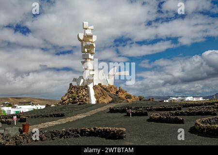 Monument de la fertilité, Monumento al Campesino, de l'artiste Cesar Manrique, municipalité de San Bartolome, Lanzarote, Îles Canaries, Îles Canaries Banque D'Images