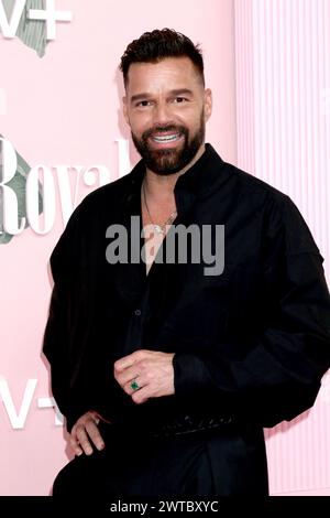 LOS ANGELES - Mar 14 : Ricky Martin à la première mondiale Palm Royal au Samuel Goldwyn Theater le 14 mars 2024 à Beverly Hills, CA Banque D'Images