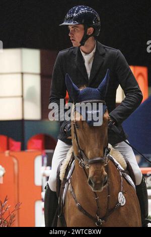 Lors du concours talents Hermes, saut-Hermes, événement équestre FEI CSI 5 le 16 mars 2024 au Grand Palais Ã&#x89;phemere à Paris, France crédit : Agence photo indépendante/Alamy Live News Banque D'Images