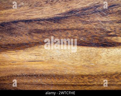 fond texturé de planche de bois d'hévéa naturel gros plan Banque D'Images
