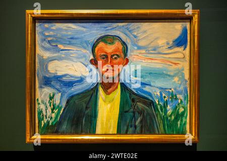 Exposition Edvard Munch au Musée Barberini. Potsdam, Brandebourg, Brandebourg, Allemagne Banque D'Images