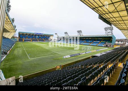 Stade de football de Rugby Park, stade du Kilmarnock Football Club, Kilmarnock, Ayrshire, Écosse, Royaume-Uni Banque D'Images