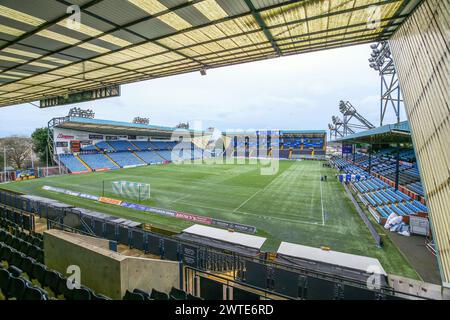 Stade de football de Rugby Park, stade du Kilmarnock Football Club, Kilmarnock, Ayrshire, Écosse, Royaume-Uni Banque D'Images