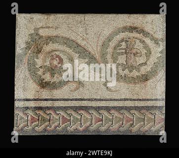 Panneau de plancher en mosaïque. Inconnu IVe siècle A.D. Banque D'Images