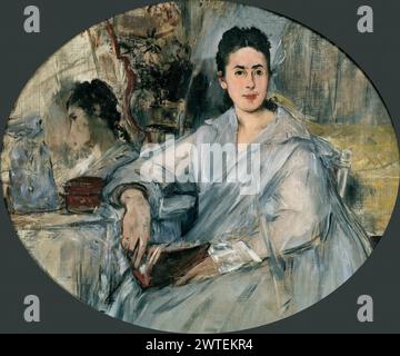 Édouard Manet – Marguerite de Conflans 1876. 53x64 Banque D'Images