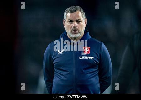 EINDHOVEN, pays-Bas. 17 mars 2024. Football, stade Philips, Dutch eredivisie, saison 2023/2024, pendant le match PSV - Twente, crédit : Pro Shots/Alamy Live News Banque D'Images