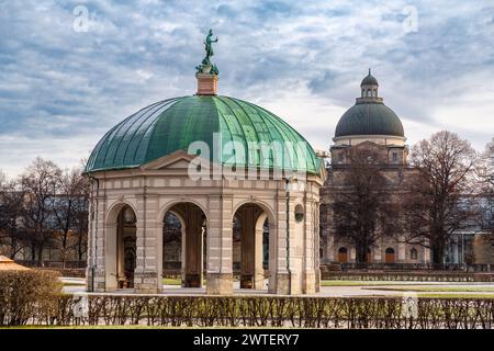 Le Residenz dans le centre de Munich est l'ancien palais royal des monarques de Wittelsbach de Bavière. Le plus grand palais de ville d'Allemagne. Banque D'Images